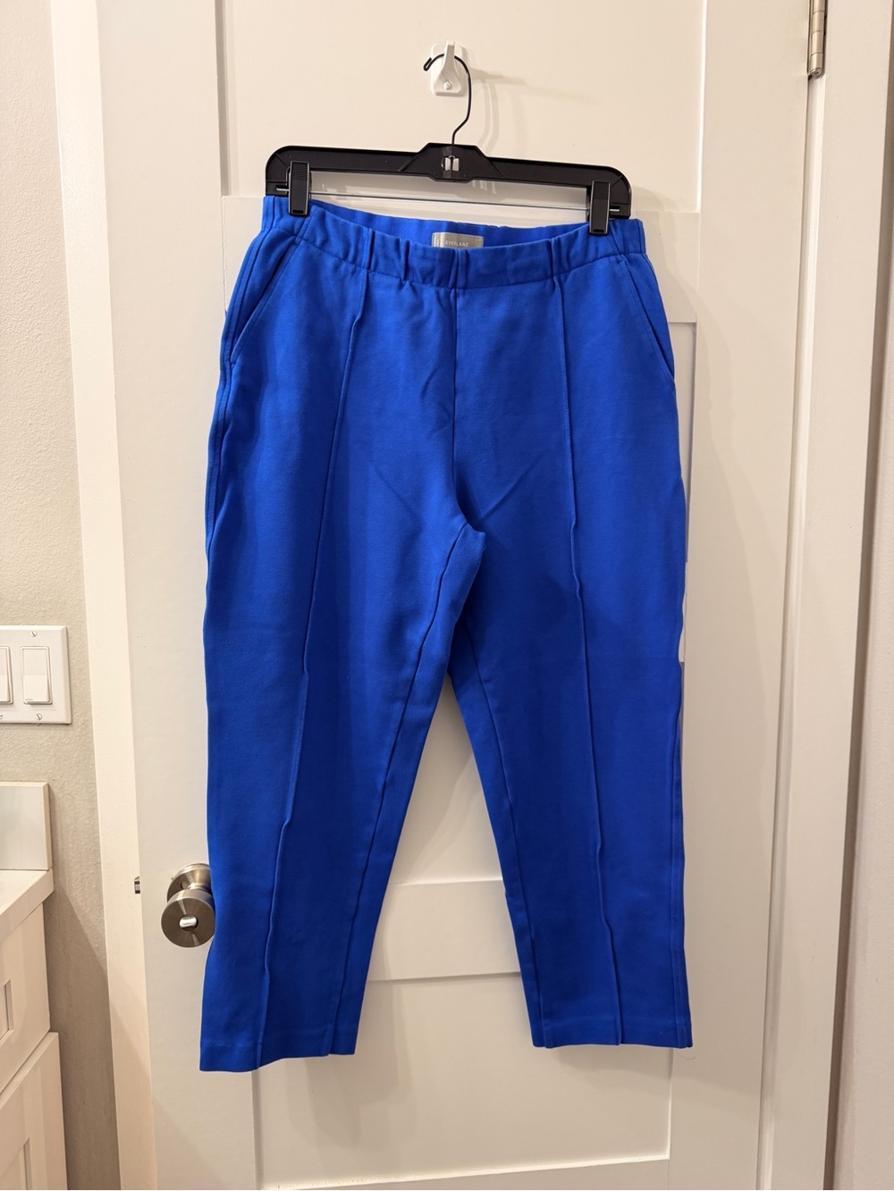 Everlane Women's Casual Drawstring Trousers in Royal Blue, size L